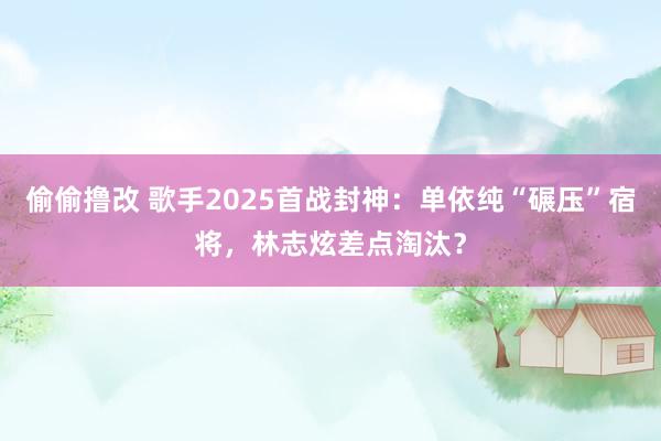偷偷撸改 歌手2025首战封神：单依纯“碾压”宿将，林志炫差点淘汰？