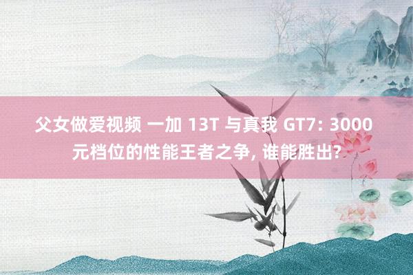 父女做爱视频 一加 13T 与真我 GT7: 3000 元档位的性能王者之争， 谁能胜出?